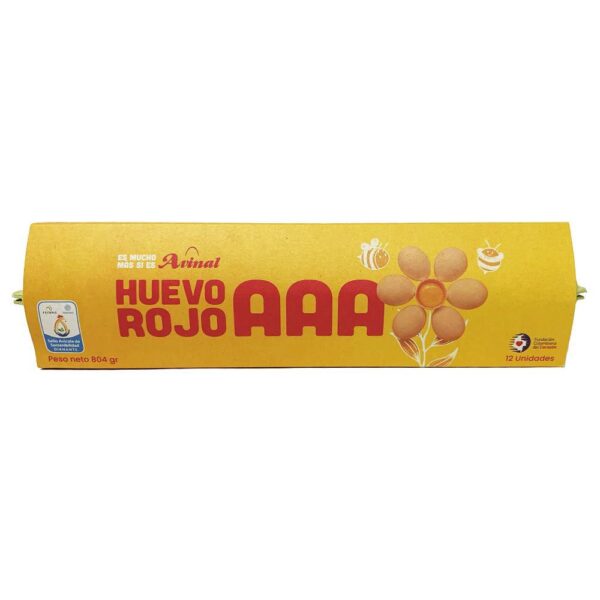 Huevos AAA AVINAL rojo (12 und)