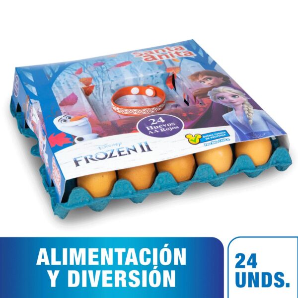 Huevos AA SANTA ANITA rojo Disney (24 und)