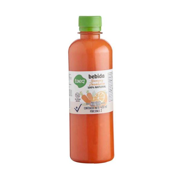 BEBIDA TAEQ BEBIDA NARANJA Y ZANAH (400 ml)