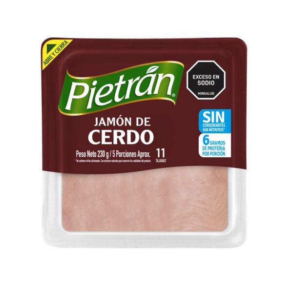 Jamón estándar sin conservante PIETRAN 230 gr