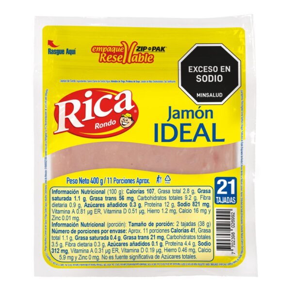 Jamon Ideal RICA 400 gr