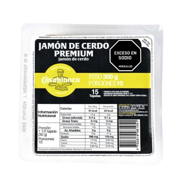 Jamon Premium CASA BLANCA 300 gr