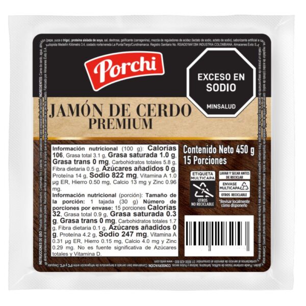 Jamon Premium PORCHI 450 gr