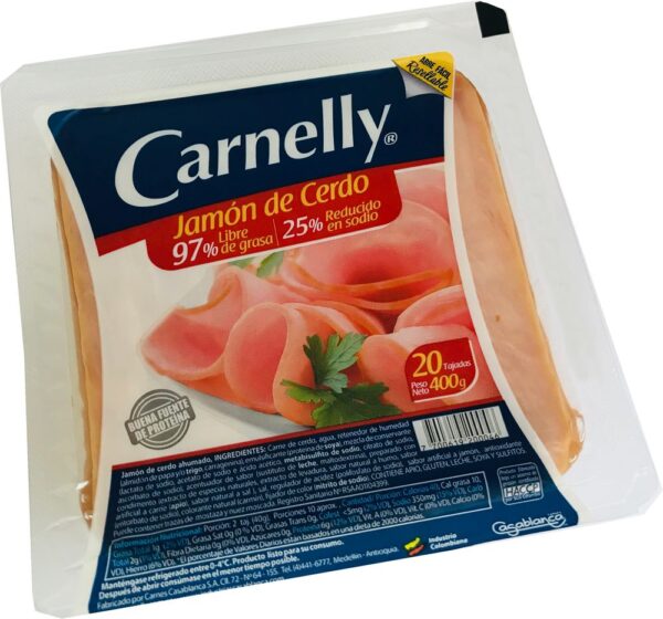 Jamon de Cerdo CARNELLY 400 gr