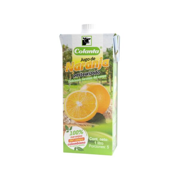 jugo COLANTA NARANJA NATURAL (1000 ml)