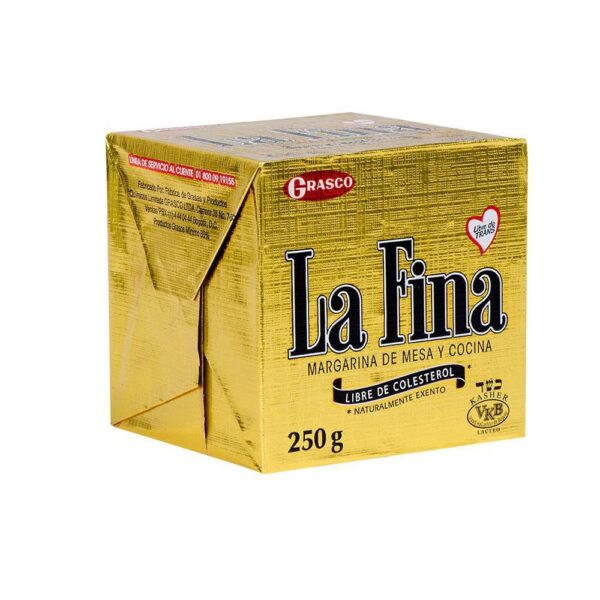 MARGARINA EN BARRA LA FINA 250 gr