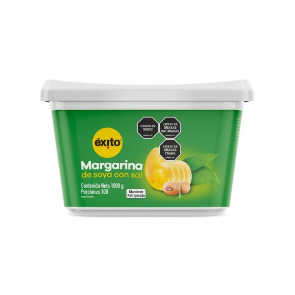 Margarina Soya Con Sal EXITO MARCA PROPIA 1000 gr