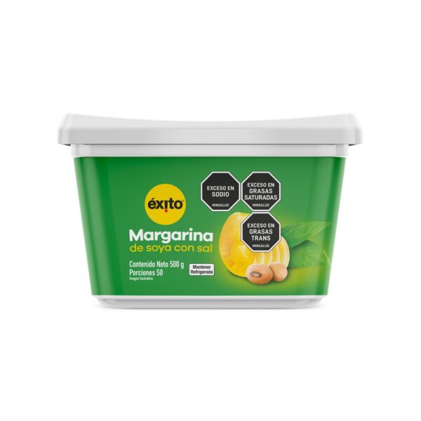 Margarina Soya Con Sal EXITO MARCA PROPIA 500 gr