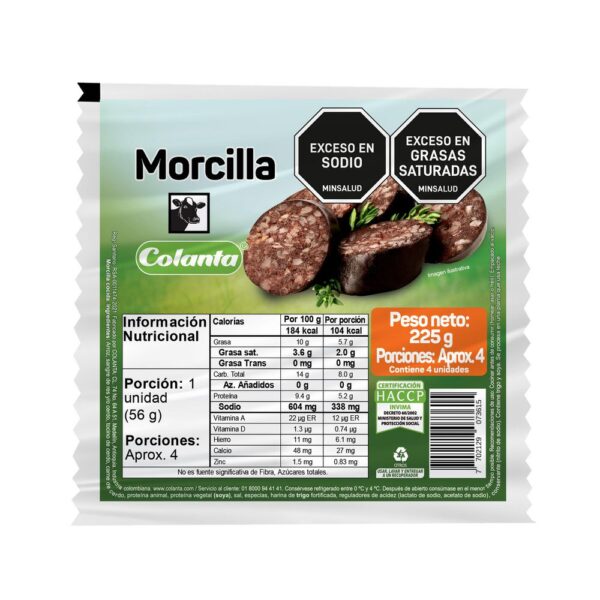 Morcilla COLANTA (225 gr)