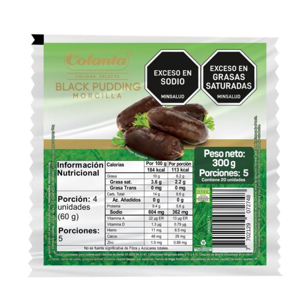 Morcilla COLANTA (300 gr)