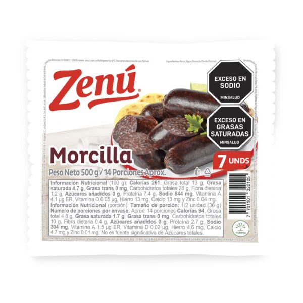 Morcilla ZENU (500 gr)