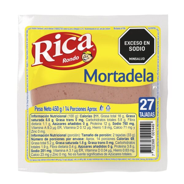 Mortadela Rica RICA 450 gr