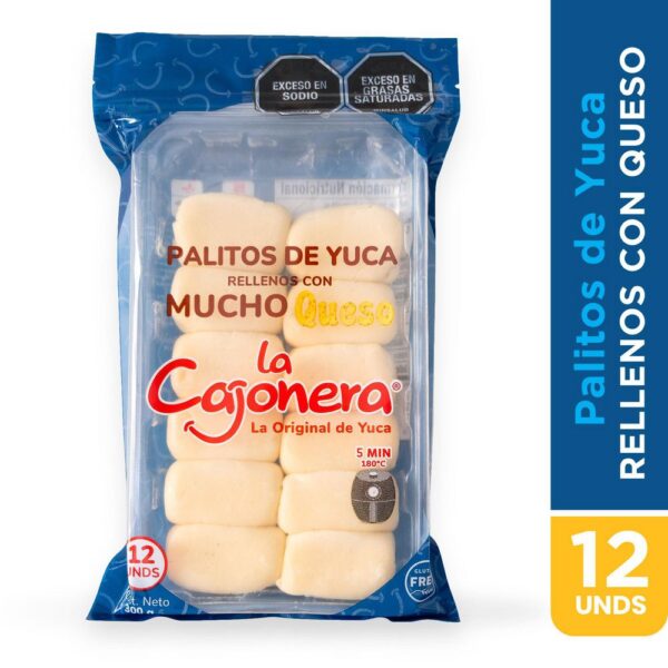 Palitos LA CAJONERA Yuca Con Queso (300 gr)