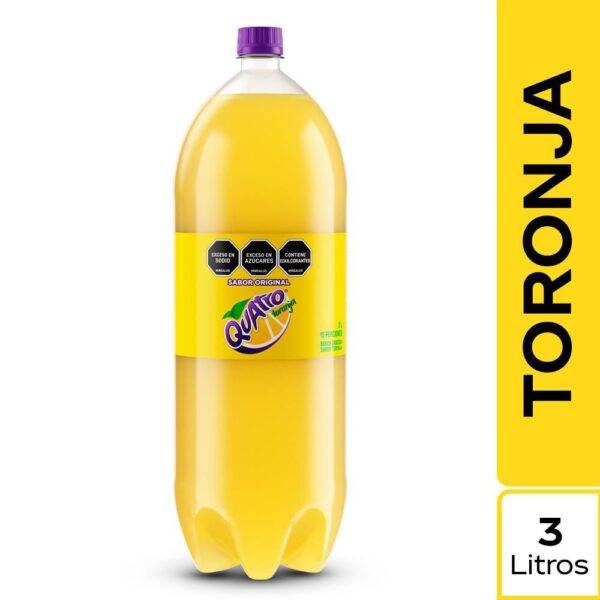 Gaseosa QUATRO Toronja original (3000 ml)