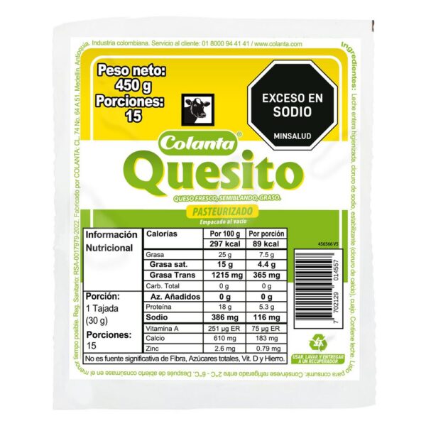 quesito COLANTA (450 gr)