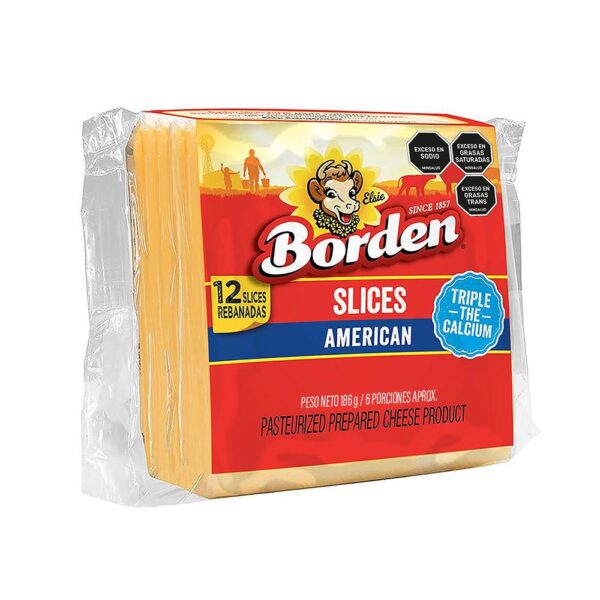 Queso BORDEN MARCA EXCLUSIVA (186 gr)