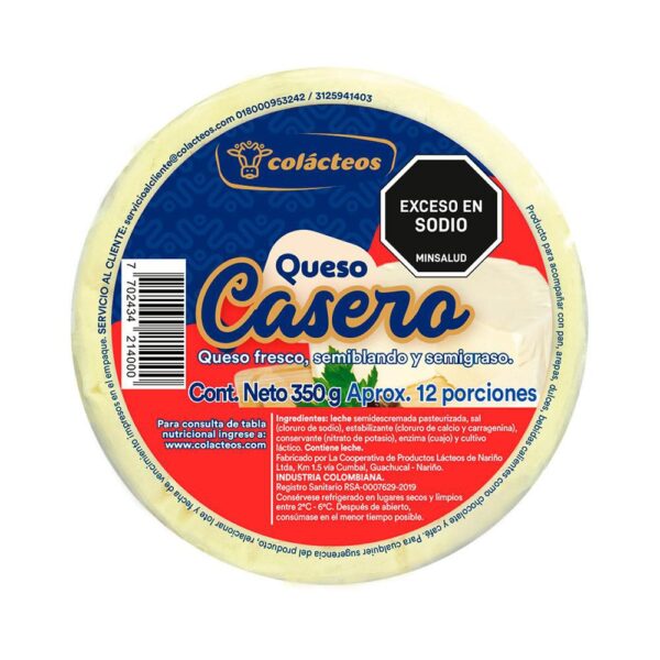 Queso COLACTEOS (350 gr)