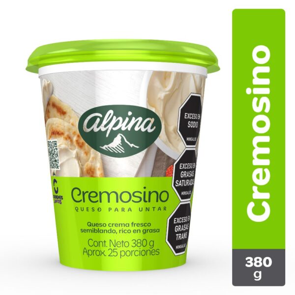 Queso Cremosino ALPINA Vaso (380 gr)