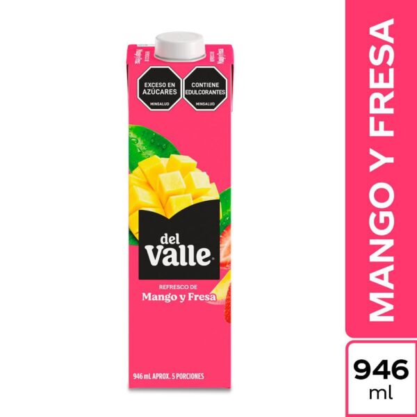 Jugo DEL VALLE Frutal mango y fresa (946 ml)