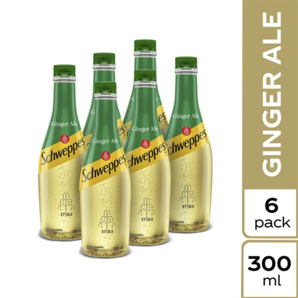 Gaseosa SCHWEPPES Ginger Ale x6und 300ml (1800 ml)