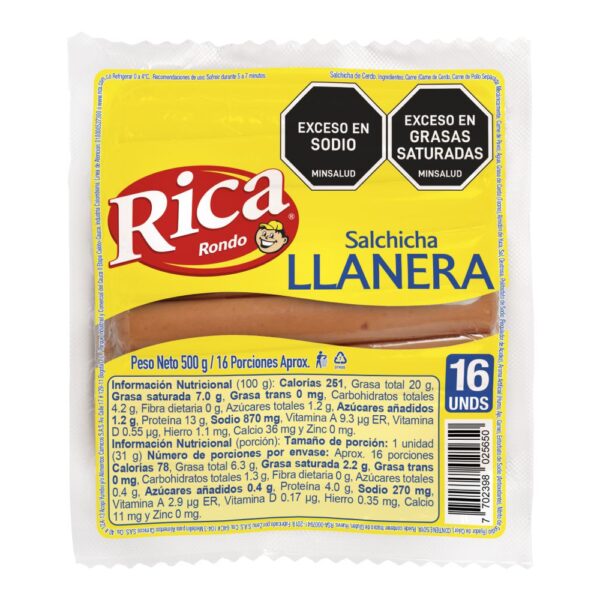 Salchicha RICA (500 gr)