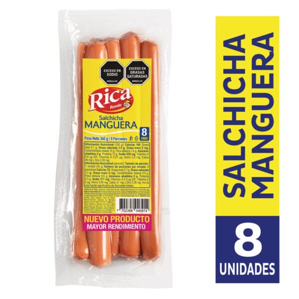 Salchicha RICA Manguera (360 gr)