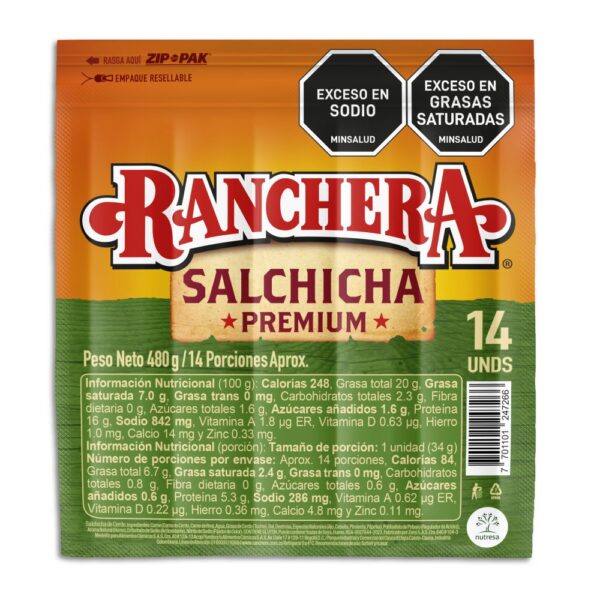 Salchicha Ranchera RANCHERA (480 gr)