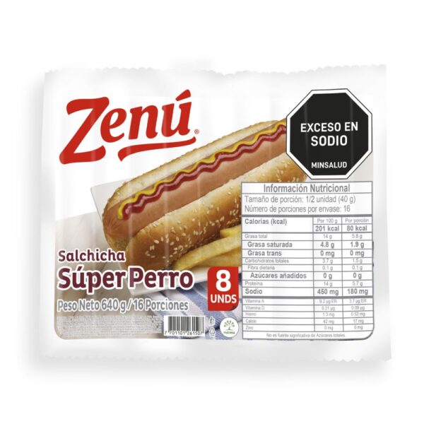 Salchicha ZENU Perro (640 gr)