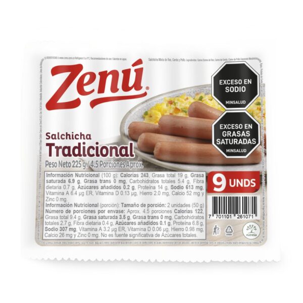 Salchicha ZENU (225 gr)