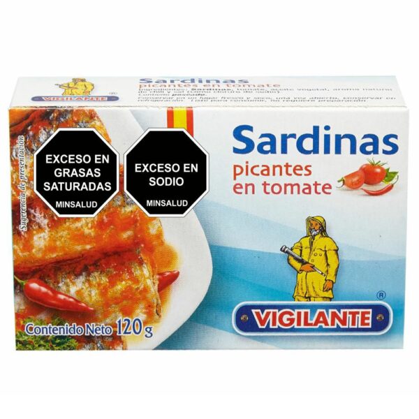 Sardina VIGILANTE Picantes En Tomate (88 gr)