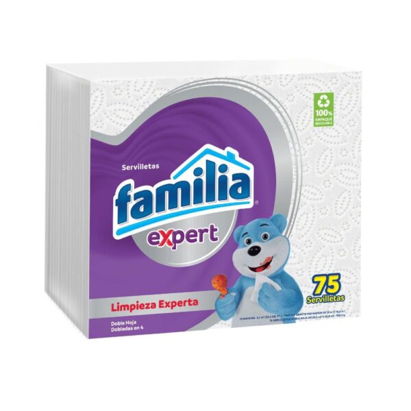 Servilletas FAMILIA Expert blanca (75 und)