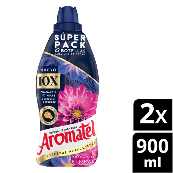 Suavizante AROMATEL Botella Floral X2Uds (1800 ml)