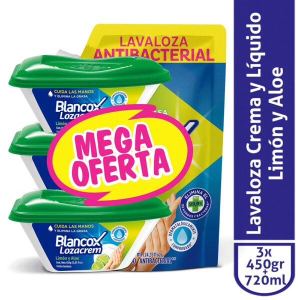 TRIPACK LOZA CREM LAVALOZA CREMA+DOYPACK (450 gr)