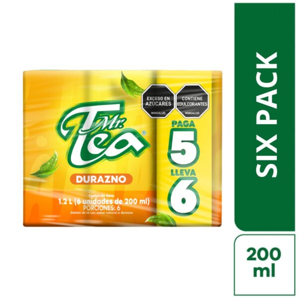 Té MR TEA Durazno x6und 200ml (1200 ml)