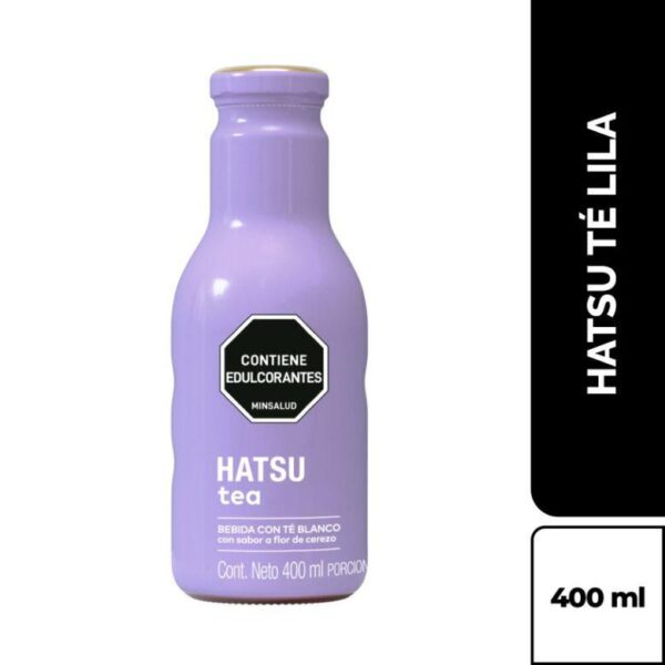 Té HATSU Lila Sin Calorías vidrio (400 ml)