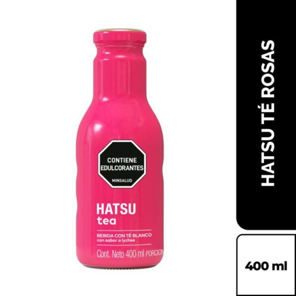 Té HATSU Rosa Botella Vidrio (400 ml)