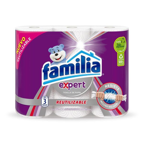 Toallas de cocina FAMILIA Expert reusable (3 und)