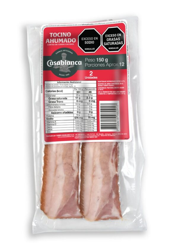 Tocino Ahumado CASA BLANCA 150 gr