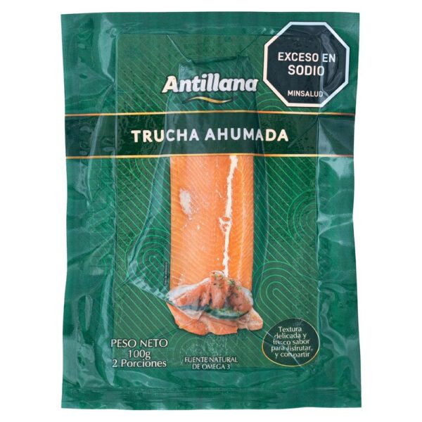 Trucha ahumada ANTILLANA congelada (100 gr)