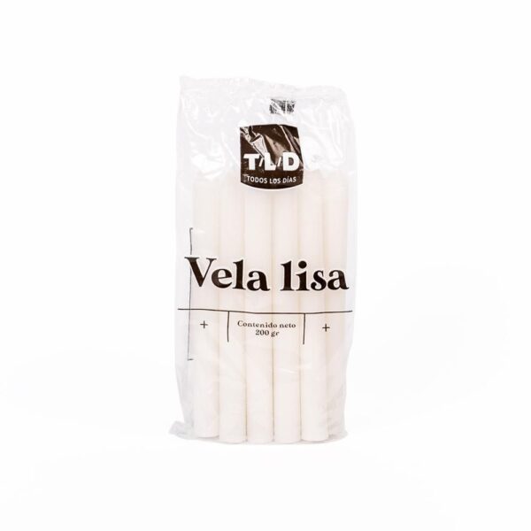 VELA LISA BLANCA X 10U T/L/D TODOS LOS DIAS SIN REF