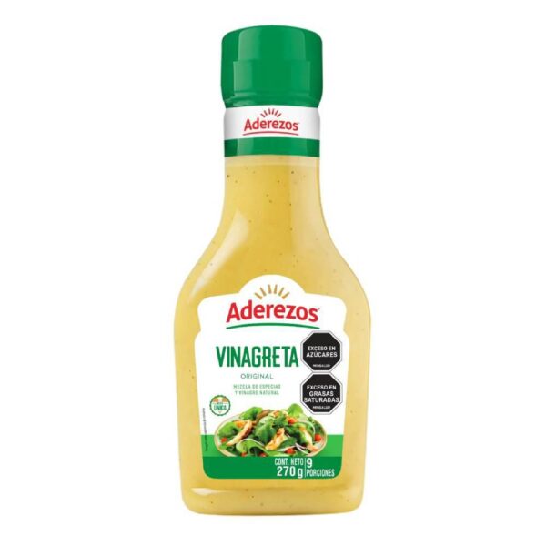 VINAGRETA ADEREZOS Original Para Ensaladas (270 gr)