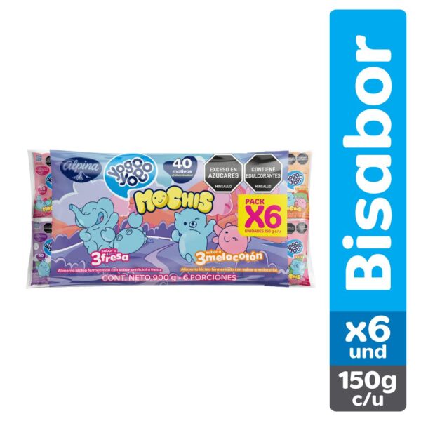 Bebida Láctea YOGO YOGO Surtido Bolsa x6und (863 ml)