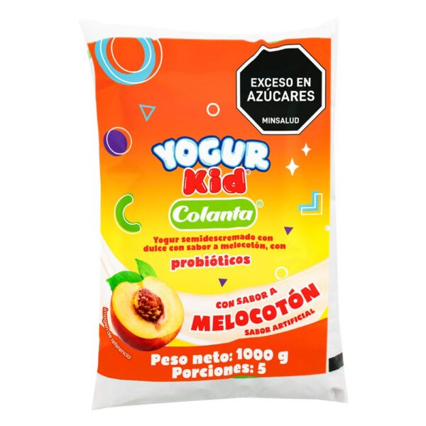 Yogur COLANTA Semidrescremado Dulce Melocoton (1000 gr)