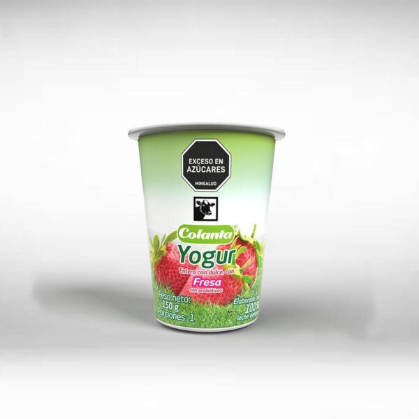 Yogurt COLANTA Fresa (150 gr)