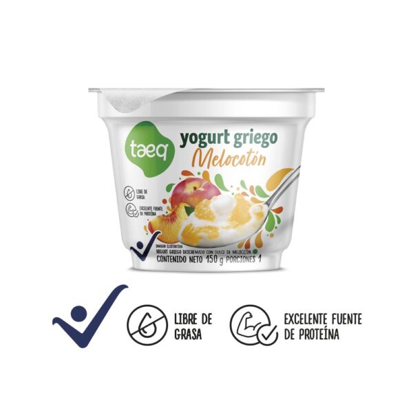 Yogurt Griego Melocoton TAEQ 143 ml