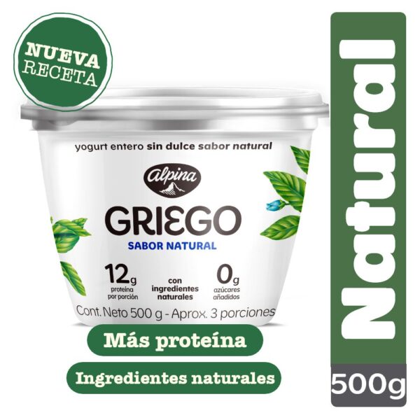 Yogurt griego ALPINA Natural (471 ml)