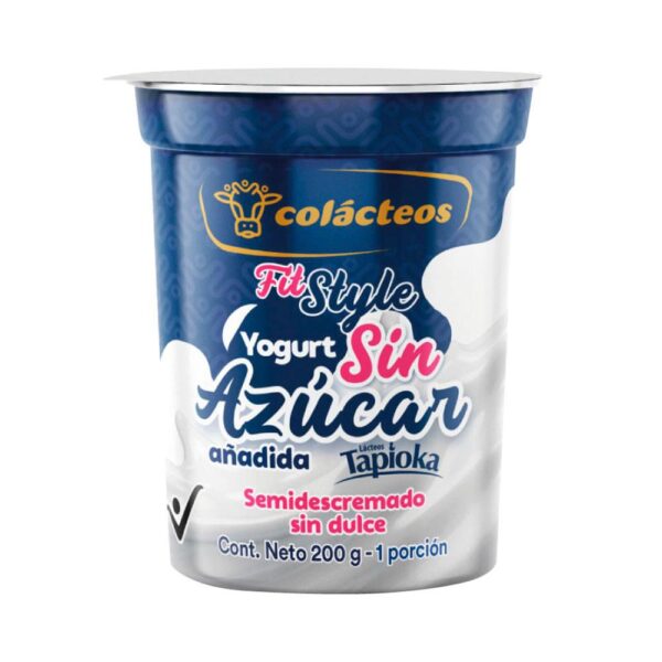 Yogurt TAPIOKA Semidescremado Sin Azúcar (200 gr)