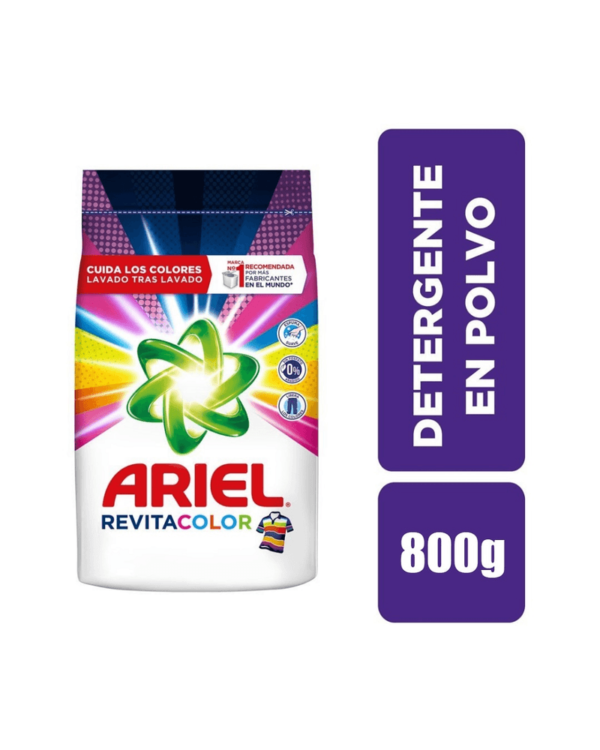 Detergente Polvo Ariel Revitacolor 800 G