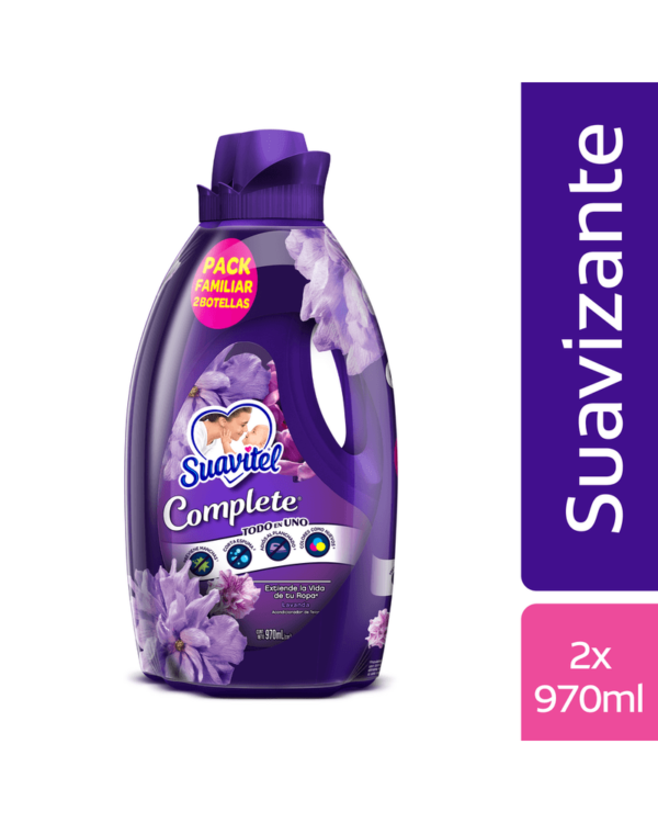 Suavizante Suavitel Complete Lavanda 970 Ml X2 Unds