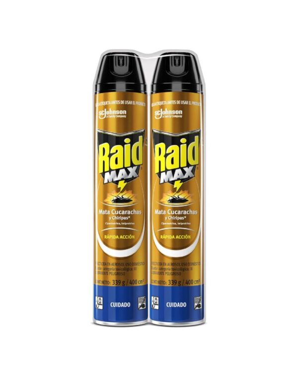 INSECT RAID MAX RASTRERO 400ml X2